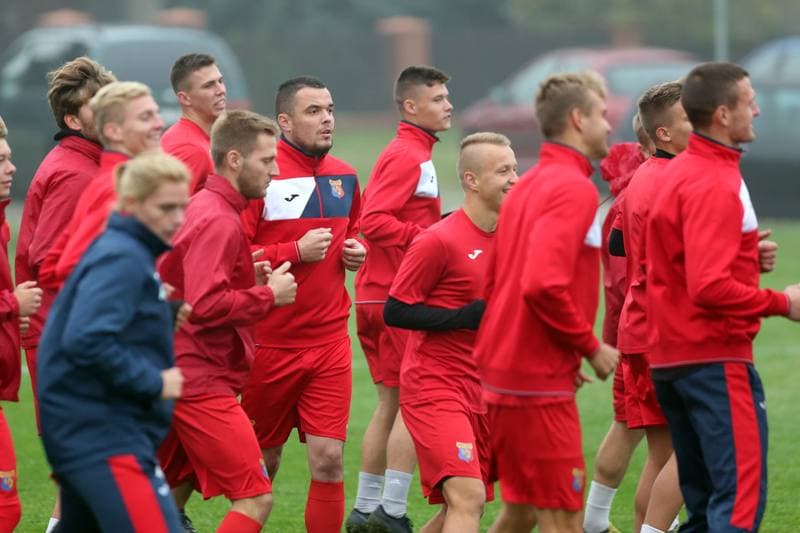 Football. APN Odra Wodzislaw Slaski. Training. 19.10.2018