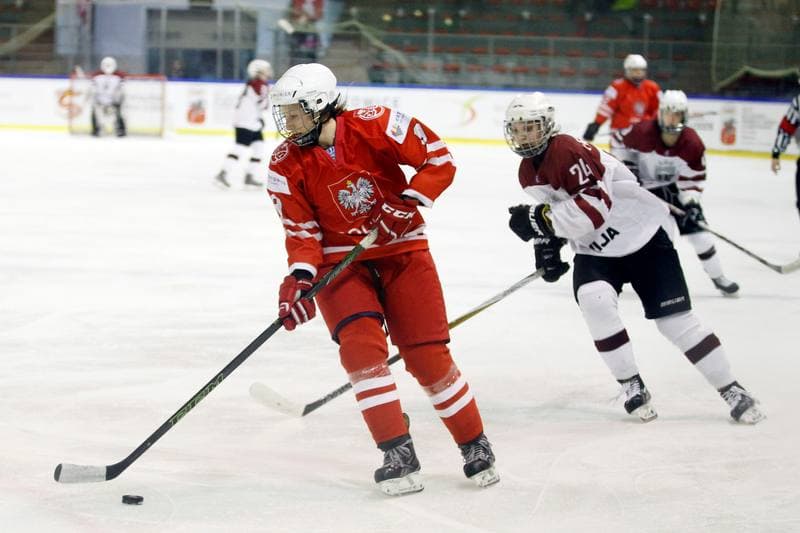 Ice Hockey. Women's World Championship. Latvia - Poland. 12.04.2017