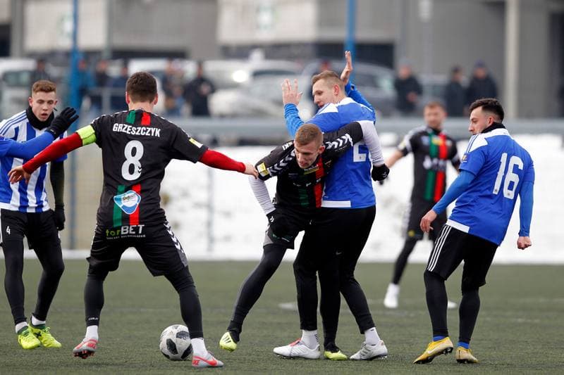 Football. Sparing. GKS Tychy - Ruch Chorzow. 09.02.2019