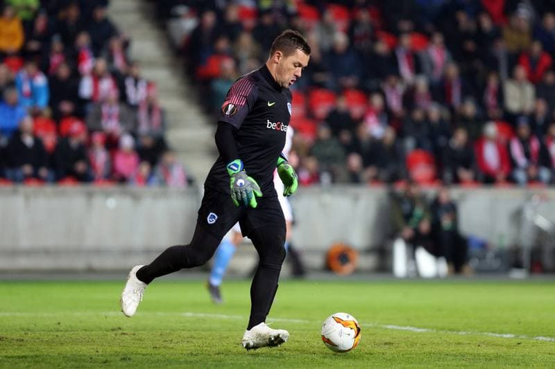 Football. UEFA Europa League. Slavia Prague - KRC Genk. 14.02.2019