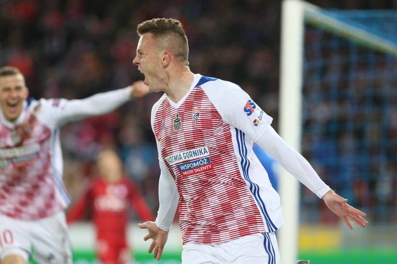 Football. Lotto Ekstraklasa. Gornik Zabrze - Wisla Krakow. 11.02.2019