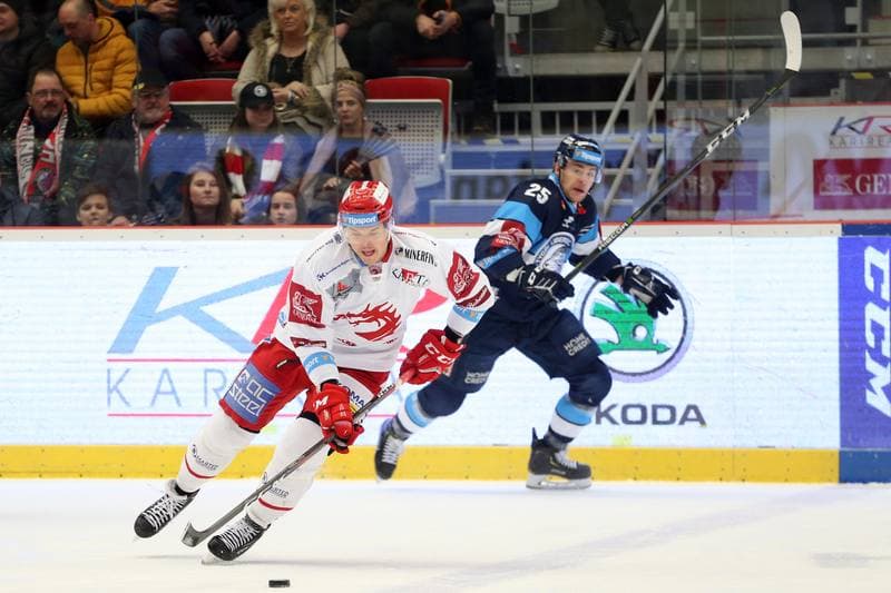 Ice Hockey. Tipsport Extraliga. Ocelari Trinec - Bily Tygri Liberec. 13.02.2019