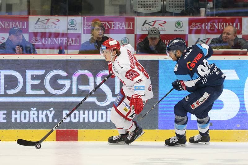 Ice Hockey. Tipsport Extraliga. Ocelari Trinec - Bily Tygri Liberec. 13.02.2019