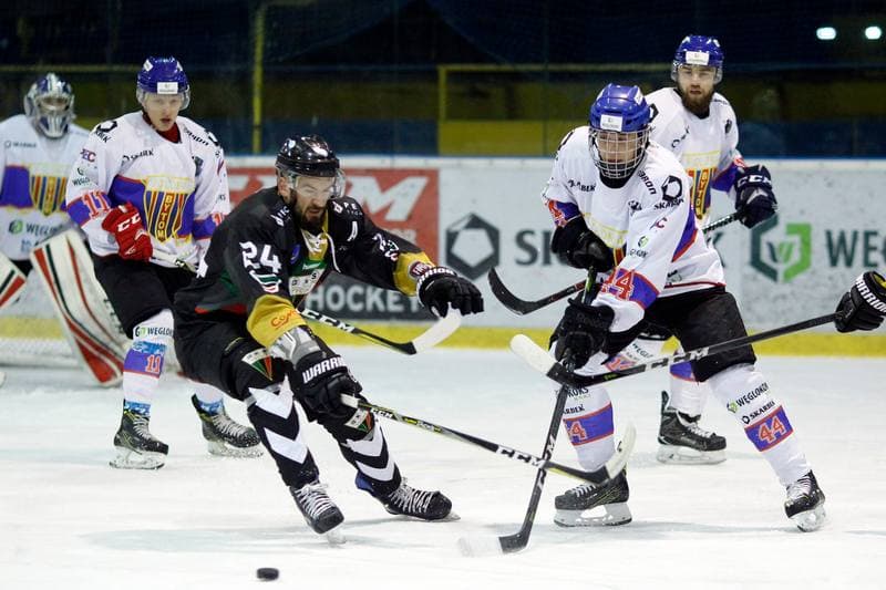 Ice Hockey. Polska Hokej Liga. Weglokoks Kraj Polonia Bytom - GKS Tychy. 26.10.2018
