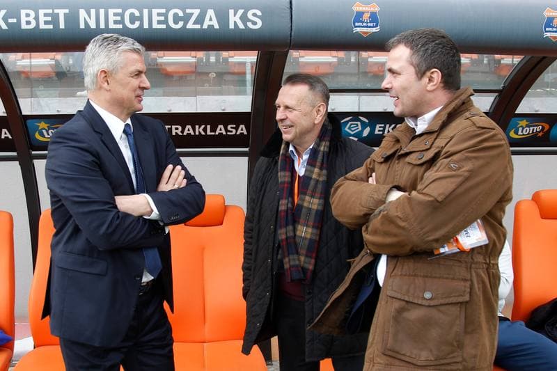 Football. Lotto Ekstraklasa. Bruk-Bet Termalica Nieciecza - Piast Gliwice. 17.04.2017