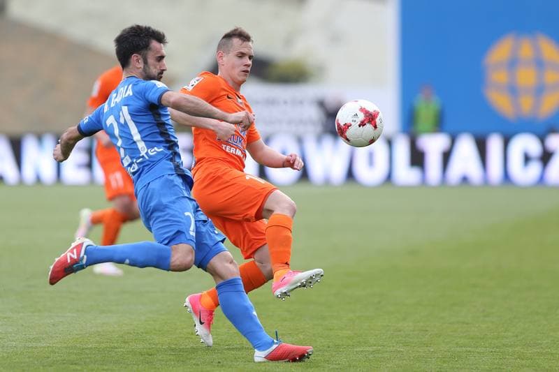 Football. Lotto Ekstraklasa. Bruk-Bet Termalica Nieciecza - Piast Gliwice. 17.04.2017
