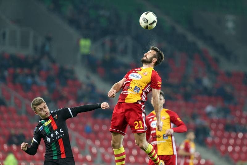 Football. Fortuna I Liga. GKS Tychy - Chojniczanka Chojnice. 02.11.2018