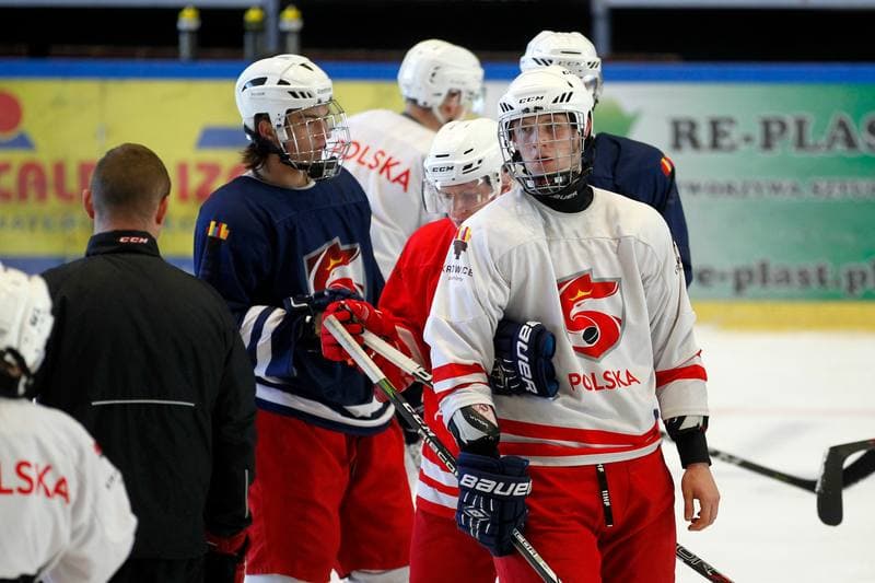 Ice Hockey. Poland U20. Training. 06.11.2018