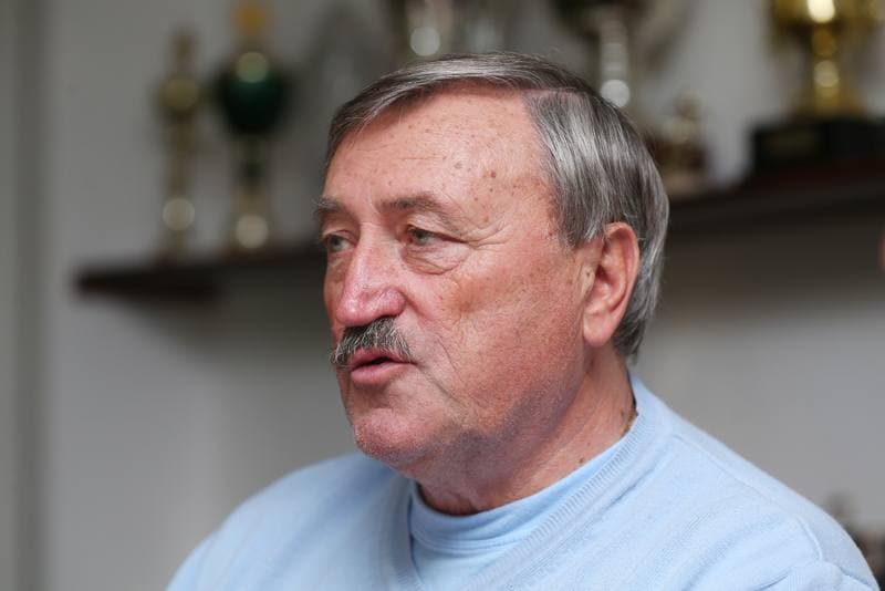 Football. Antonin Panenka. Photocall. 08.11.2018