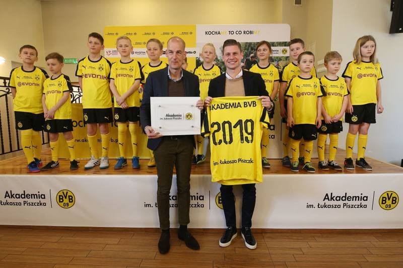 Football. Akademia im. Lukasza Piszczka. Press Conference. 19.03.2019