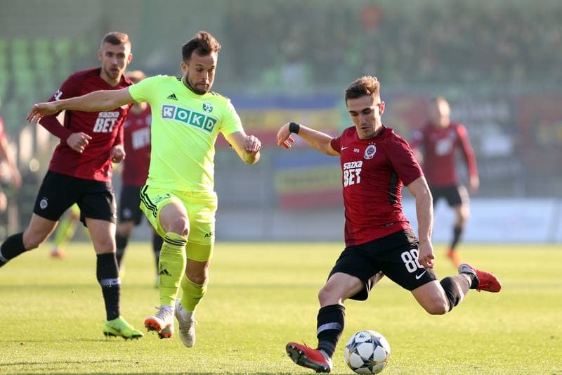 Football. Fortuna:Liga. MFK Karvina - Sparta Prague. 10.11.2018