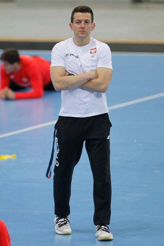 Handball. Poland national team. Training. 09.04.2019