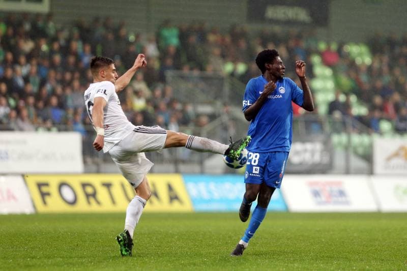 Football. Fortuna:Liga. MFK Karvina - Slovan Liberec. 27.04.2019