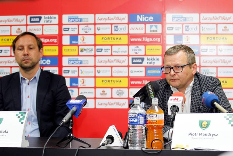 Football. GKS Katowice. Press Conference. 14.06.2017