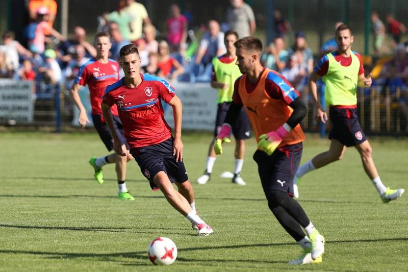 Football. Czech Republic. Training. 15.06.2017