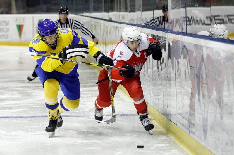 Ice Hockey. U20 World Championship Division 1B. Ukraine - Poland. 08.12.2018