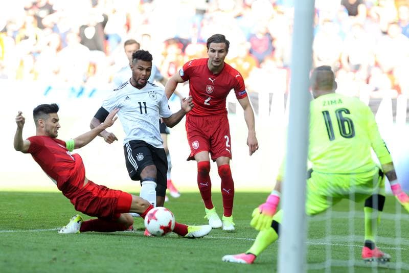 Football. UEFA European U21 Championship. Germany - Czech Republic. 18.06.2017