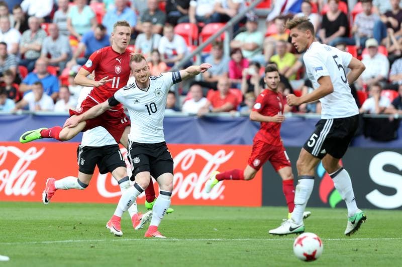 Football. UEFA European U21 Championship. Germany - Czech Republic. 18.06.2017