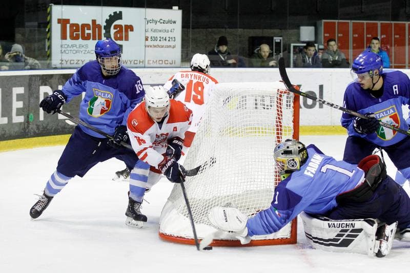 Ice Hockey. U20 World Championship Division 1B. Poland - Italy. 09.12.2018