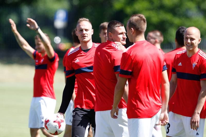 Football. Gornik Zabrze. Training. 21.06.2017