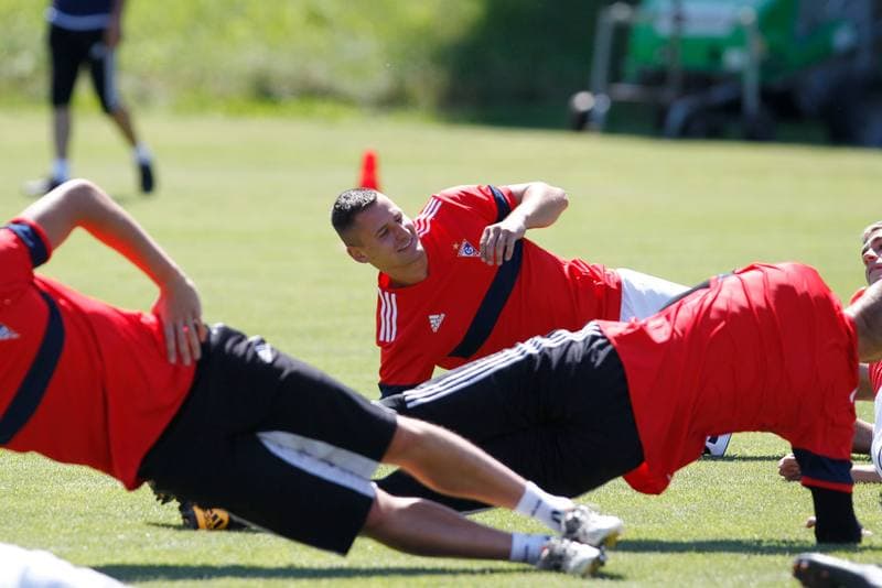 Football. Gornik Zabrze. Training. 21.06.2017