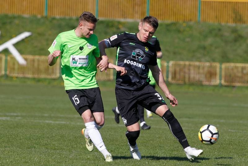 Football. II Liga. Rozwoj Katowice - Gornik Leczna. 18.04.2019