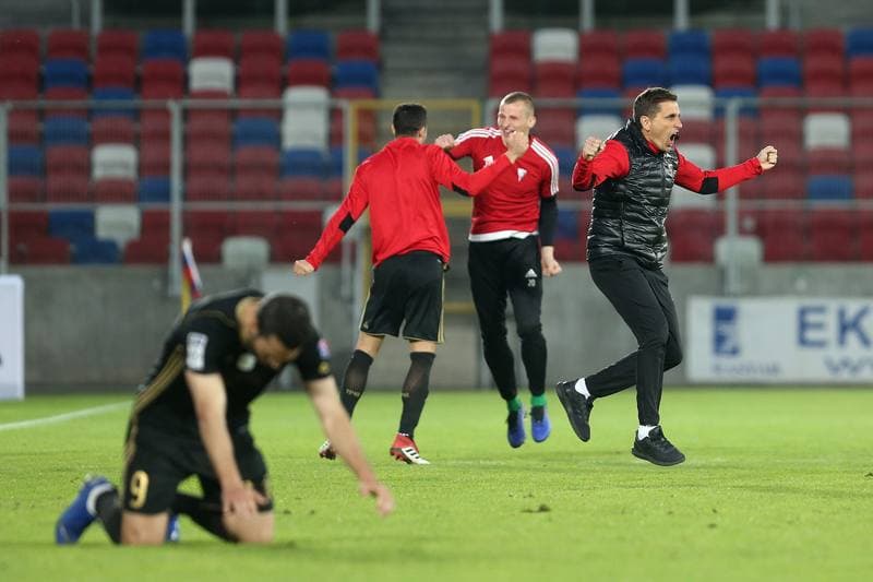 Football. Lotto Ekstraklasa. Gornik Zabrze - Arka Gdynia. 22.04.2019