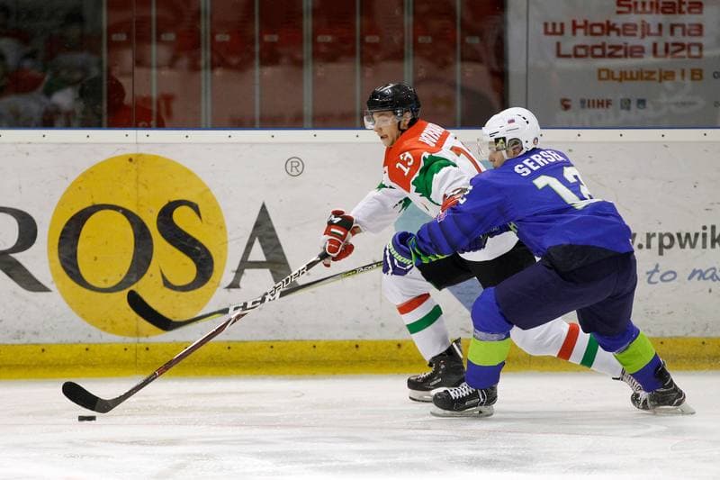 Ice Hockey. U20 World Championship Division 1B. Slovenia - Hungary. 12.12.2018
