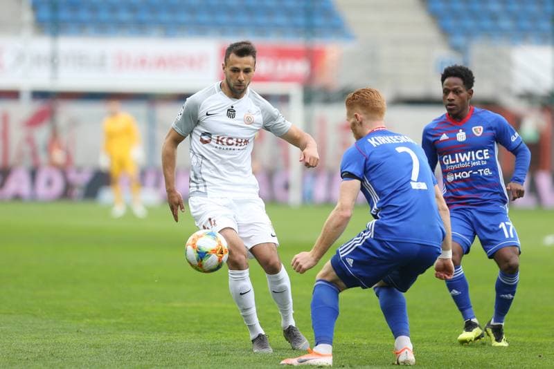 Football. Lotto Ekstraklasa. Piast Gliwice - Zaglebie Lubin. 23.04.2019