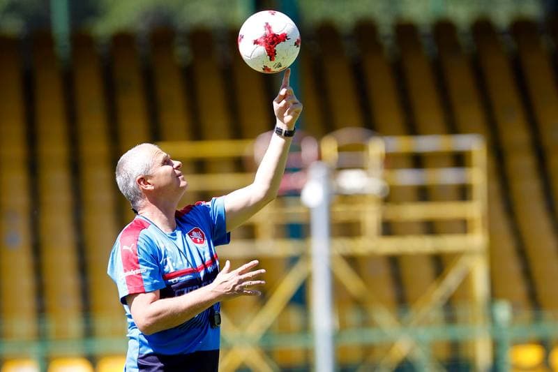 Football. Czech Republic. Training. 22.06.2017