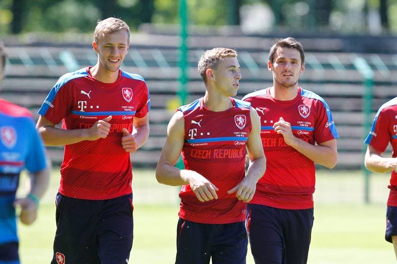 Football. Czech Republic. Training. 22.06.2017