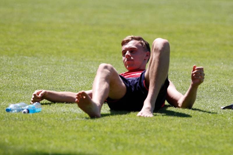 Football. Czech Republic. Training. 22.06.2017