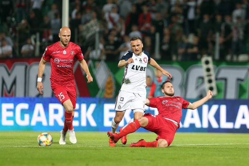 Football. Lotto Ekstraklasa. Zaglebie Sosnowiec - Wisla Krakow. 25.04.2019