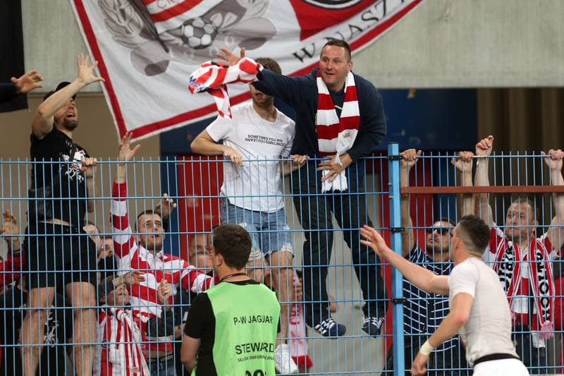 Football. Lotto Ekstraklasa. Piast Gliwice - Cracovia Krakow. 26.04.2019