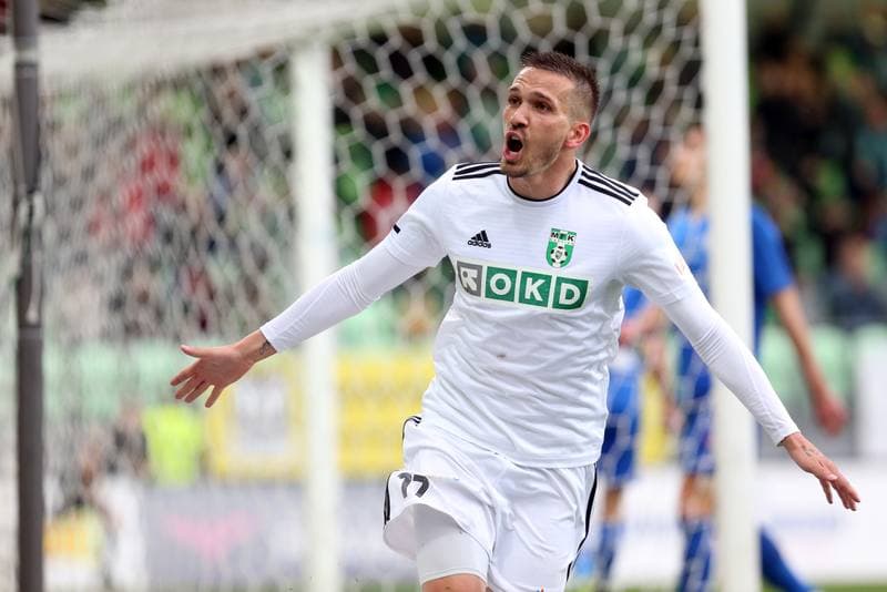 Football. Fortuna:Liga. MFK Karvina - Slovan Liberec. 27.04.2019