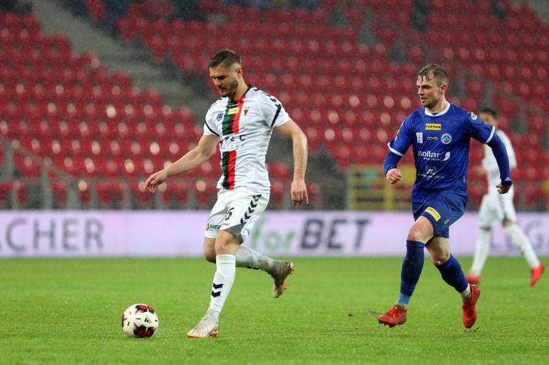 Football. Fortuna I Liga. GKS Tychy - Wigry Suwalki. 28.04.2019