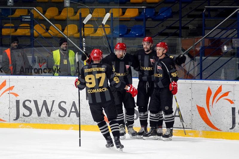 Ice Hockey. Polska Hokej Liga. JKH GKS Jastrzebie - Comarch Cracovia. 10.01.2019