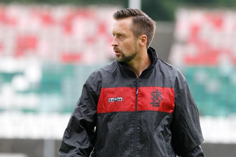 Football. Sparing. Zaglebie Sosnowiec - LKS Lodz. 15.07.2017