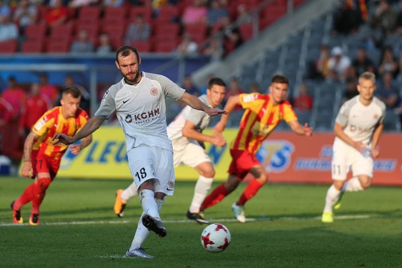 Football. Lotto Ekstraklasa. Korona Kielce - Zaglebie Lubin. 17.07.2017