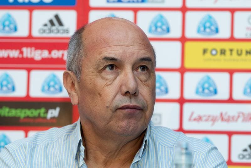 Football. Ruch Chorzow. Press Conference. 11.09.2017