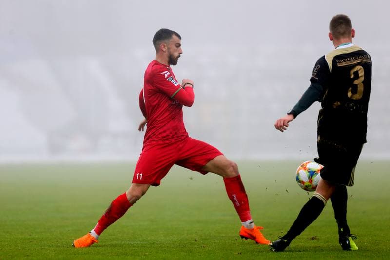 Football. Sparing. Zaglebie Sosnowiec - LKS Lodz. 03.02.2019