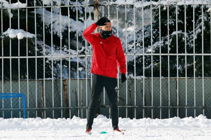 Football. Gornik Zabrze. Training. 05.02.2019