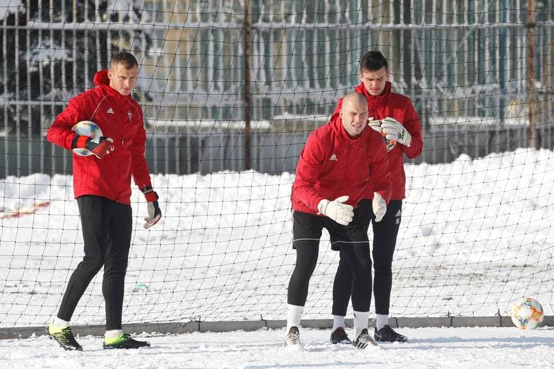 Football. Gornik Zabrze. Training. 05.02.2019
