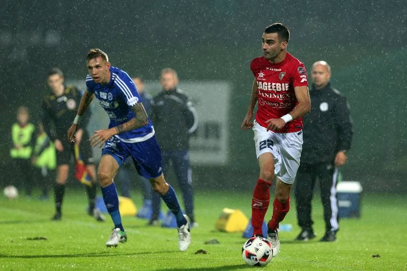 Football. Nice I Liga. Zaglebie Sosnowiec - Wigry Suwalki. 23.09.2017