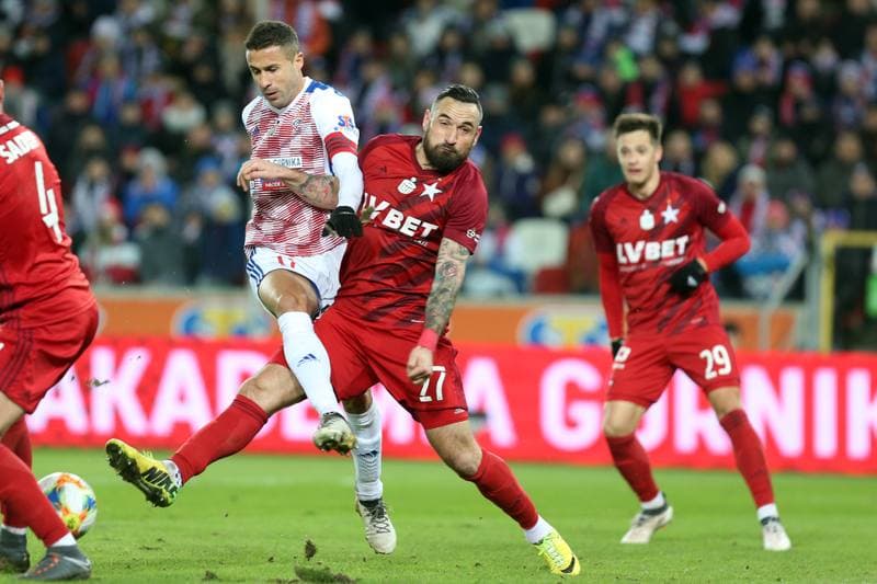Football. Lotto Ekstraklasa. Gornik Zabrze - Wisla Krakow. 11.02.2019