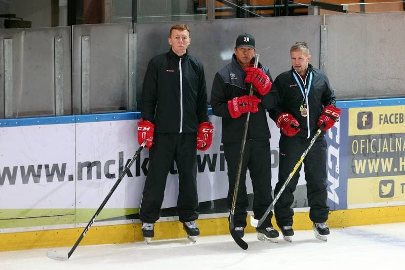 Ice Hockey. Poland national team. Training. 27.09.2017