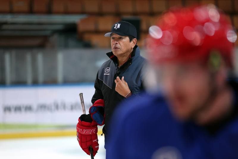 Ice Hockey. Poland national team. Training. 27.09.2017