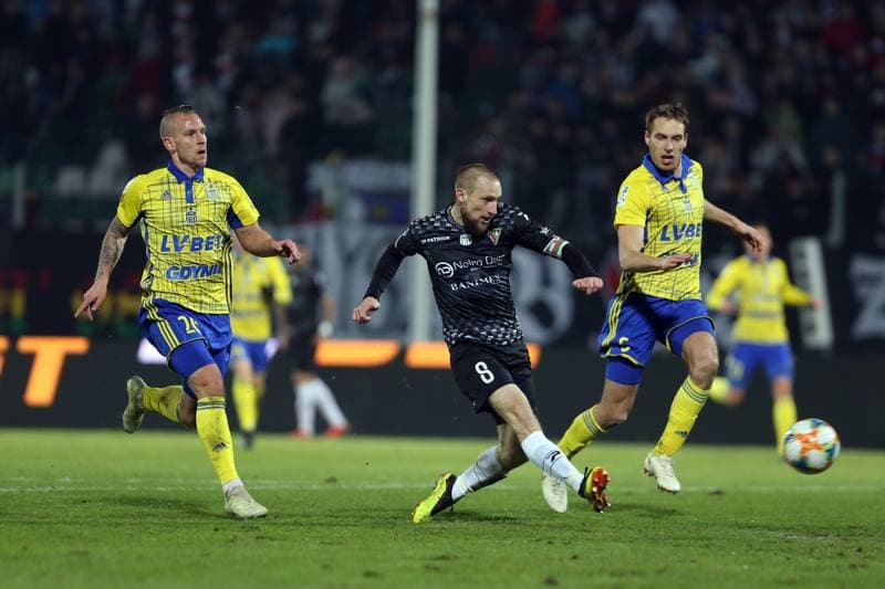 Football. Lotto Ekstraklasa. Zaglebie Sosnowiec - Arka Gdynia. 16.02.2019