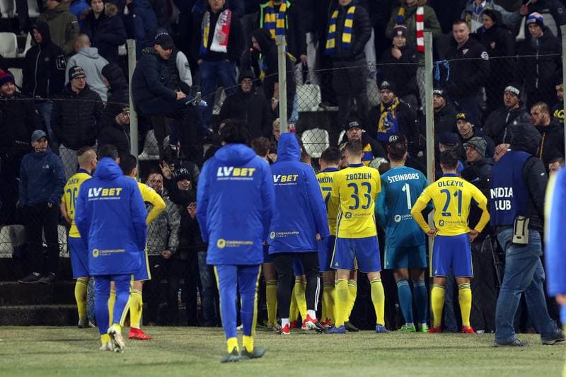 Football. Lotto Ekstraklasa. Zaglebie Sosnowiec - Arka Gdynia. 16.02.2019