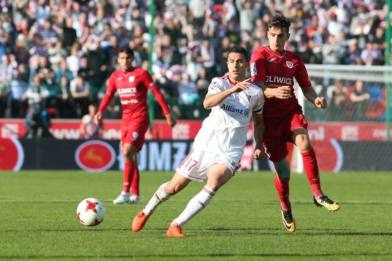 Football. Lotto Ekstraklasa. Gornik Zabrze - Piast Gliwice. 01.10.2017